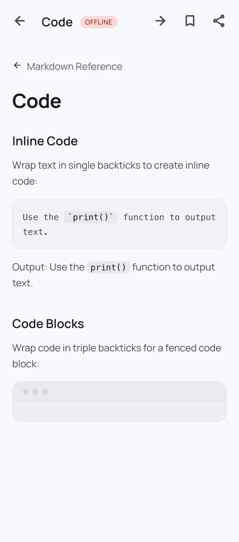 DevDocs – Offline Dev Docs screenshot